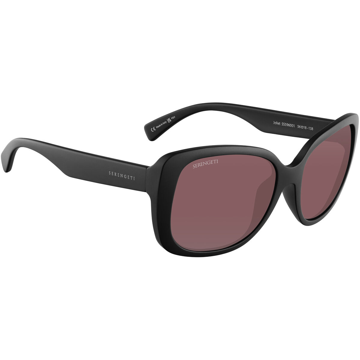JOLIET, Shiny Black-Mineral Polarized Sedona Cat 3 to 3, hi-res image number null